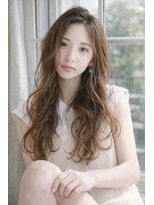 ラ ブレス 梅田茶屋町(LaBless)&nbsp;抜け感レイヤーの大人ナチュラルロング（梅田）