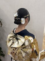 フリック(FLiC)&nbsp;タイトシニヨン×着付け