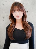 韓国風ロングレイヤー