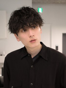 ロウ 銀座(RAW) ラウンドマッシュ ナチュラルマッシュ 銀座 メンズパーマ