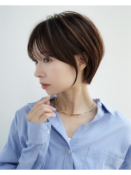 エインアンリー 表参道(AIN.ANLY.) 前髪あり大人ショート 30代40代50代【AIN.表参道】川原