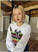 ハイトーンボブブロンド