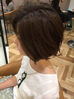 ロンド ブランシュ 錦糸町北口(Lond blanche)&nbsp;オシャレショートボブのカーキカラー☆担当 副店長 川上功介