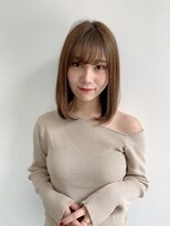 ロンドプランタン 恵比寿(Lond Printemps) 【Lond佐野】小顔ストレート アッシュベージュカラー