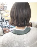 ミニボブ切りっぱなし/ハイライト