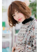 ラベンダーベージュ×エアリーミディで大人ガーリー♪a1
