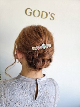 ゴッズ(GOD'S) 【ヘアアレンジ】アップスタイル