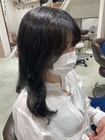 アース 三軒茶屋店(HAIR&MAKE EARTH) 就活ブルーブラック