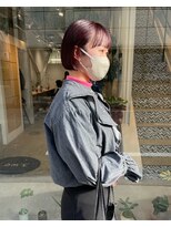 オムズドット(om's dot)&nbsp;ミニボブ×パープルレッド