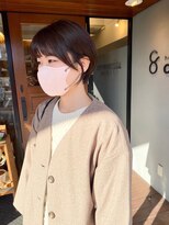 ヘア プロデュース キュオン(hair produce CUEON.) 大人可愛い２０代３０代４０代　コロンとシルエットのショート