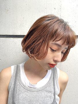 スーハ 恵比寿(SUUHA) 透け感/ワンカール/切りっぱなしボブ