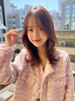 ロンドルーチェ 心斎橋(Lond luce)&nbsp;大人ガーリー×ミディアムレイヤーカット【心斎橋/髪質改善】