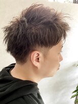 スピラ(SPiRA)&nbsp;【ニュアンスパーマ☆ツイスト】メンズツーブロックショート