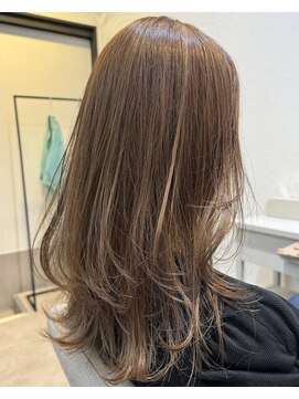 フィルジュ(FiLUGE) レイヤースタイル×ロングヘア×ワンカール