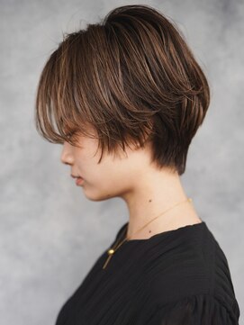 エルマノ 仙川(L mano) ショート韓国ボブハイライト髪質改善ブリーチ前髪20代30代