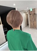 ショート/ミルクティーベージュ