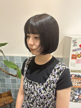 サーカス 町田(circus) ミニボブ×透明感アッシュブラウンカラー