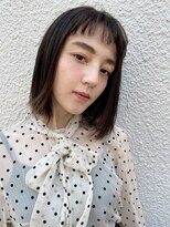 ヴァージ(Verge)&nbsp;レイヤーカット/ウェーブパーマ/前髪/こなれミディ[代官山駅]