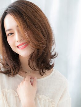 ヘアーリゾートパル(HAIR RESORT PAL)の写真/天王台/ダメージケアにこだわるPALだから毛先まで潤う白髪染め/白髪ぼかしハイライトに♪髪質改善も人気