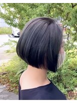 ルプラ ガーデン(le-pla garden)&nbsp;前下がりボブ#ショートボブ#ダークパープル#ブリーチなし#豊橋