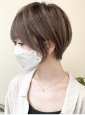 ミルクティーベージュダブルカラーインナーカラーケアブリーチ