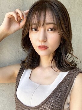 ラナ カスガイ(Lana KASUGAI) 黒髪/ボブルフ/ネビージュ/小顔/ワンレン/春日井/髪質改善/前髪