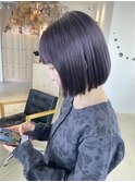 ラベンダー/ラベンダーグレー/ブリーチ/ボブ