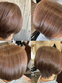 ルッカ(Lucca)の写真/【白髪を気にしない人生に】独自の技術で白髪を"隠す"から"魅せる"へ。カラーしながらダメージ補修も◎