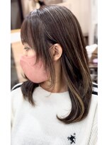 エメヘアデザイン ルイス(Aimer Hair Design Lewis)&nbsp;白髪ぼかしハイライト/弘前市