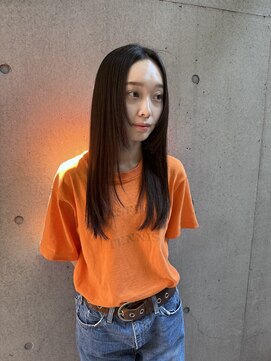 パーマ落としラボ ジェノバイアピッシュ(JENO by apish) ロングストレート！