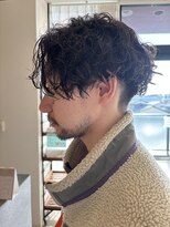 ヴィアンカ 倉敷中央通り店(Vianca) 前下がりミディアム×ミックスパーマ