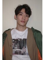 ブークル(boucle)&nbsp;サイドパート　センターパート　パーマ