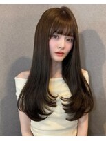 ボタン ハカタ(VOTAN hakata) ◎ 暗めカラー/前髪/顔まわりカット/ブラウンベージュ/博多 ◎