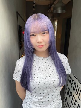 ジーナ(XENA) 夏のヘアアレンジ ラベンダーカラー