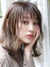 白髪ぼかしに☆カット＋ハイライトonカラー＋１stepトリートメント　￥20350