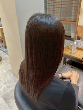 ヘアリゾート粋 トゥジュ 池袋東口店(tujuh) 艶髪/ダークブラウン/ストレート
