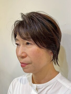 ヘアリゾート粋 リマ 銀座店(lima) 大人ショート/デザインカット/白髪染め