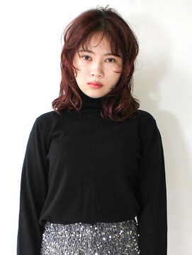 オーオ シカシカ(OOO YY) フェイスレイヤー×ゆるめパーマ/ニュアンスパーマ