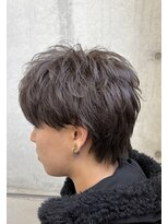 オーシャントーキョー ホワイト 原宿(OCEAN TOKYO WHITE)&nbsp;チョコレートブラウンシースルーマッシュショート