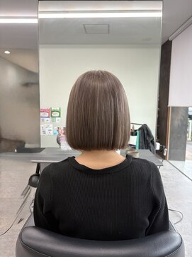 ガルボヘアー 桟橋店(garbo hair) ハイトーングレージュ高知美容院