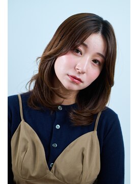 【UNIXみなとみらい】やわらかレイヤーのナチュラルミディ