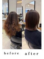 パーマ落としラボ アピッシュ 青山(apish)&nbsp;パーマ落とし/パーマお直し/パーマ戻し/ストレートヘア