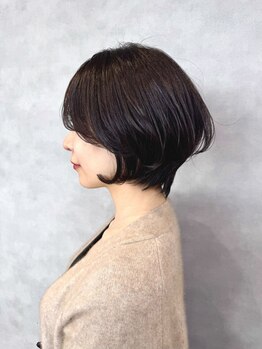 リファインド(REFINED)の写真/カット技術が高いからこそ、ショートやボブもお任せできる◎大人女性の魅力を引き出すショートスタイル♪