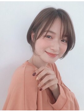 ノットバイベル 大宮(knot by belle) 好感度抜群!女性らしい短すぎない小顔ショート×大人グレージュ