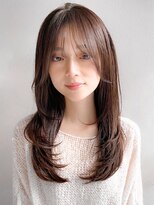 リヤン 表参道(lyann)&nbsp;うるツヤくびれヘアモテ髪アンブレラカラーくせ毛風カール