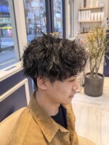 アンソル オブ リシェール(N'SOL of RICHAIR)&nbsp;波巻きスパイラル/波巻きパーマ/メンズ/南越谷