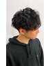 メンズケアパーマ＋ホリスティックケアカラー＋Aujua