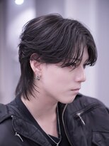 プリアバイポプルス 渋谷(pria by popls) メンズ韓国ヘアニュアンスパーマメンズパーマセンターパート