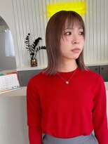 デビュー バイ アミ 北中城(debut by A.M.I)&nbsp;ミルクティーブロンド/ダークブルー/デジタルパーマ/沖縄/北中城