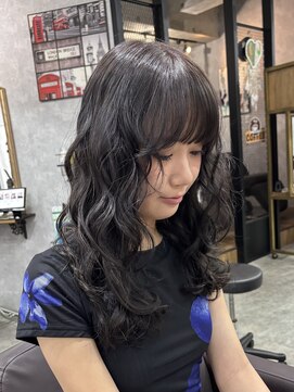 シールドヘアー 沖縄 新都心(C'LD Hair) 暗めラベンダーグレージュ/ワンカラー